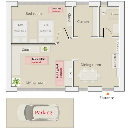 The Townhouse 公寓